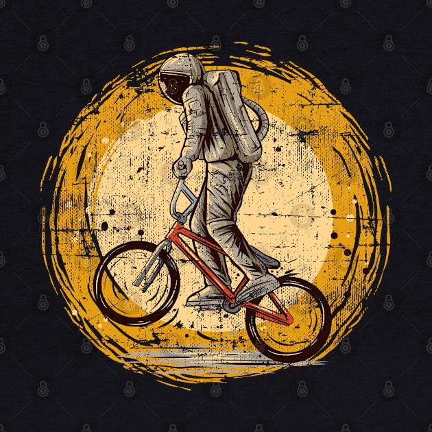 BMX LIFE Gift/ Astronaut freestyle/ bmx bike Gift by UranusArts